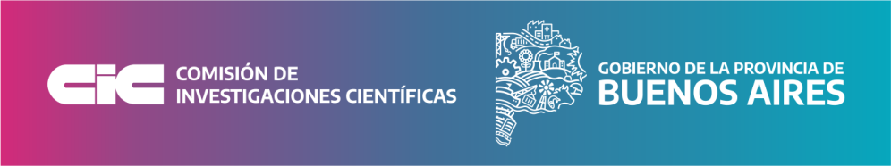 Comisión de Investigaciones Científicas de la Provincia de Buenos Aires. La Plata, Argentina.
