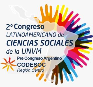 SEGUNDO CONGRESO LATINOAMERICANO DE CIENCIAS SOCIALES de la UNVM, 2023. PRE CONGRESO ARGENTINO  CODESOC. REGIÓN CENTRO.“Aportes y reflexiones a 40 años de la Democracia en Argentina..
										“Aportes y reflexiones a 40 años de la Democracia en Argentina. Poderes, proyectos y discursos en disputa.”.
															UNVM.
															5 al 9 de junio de 2023.
										Villa María, Argentina.